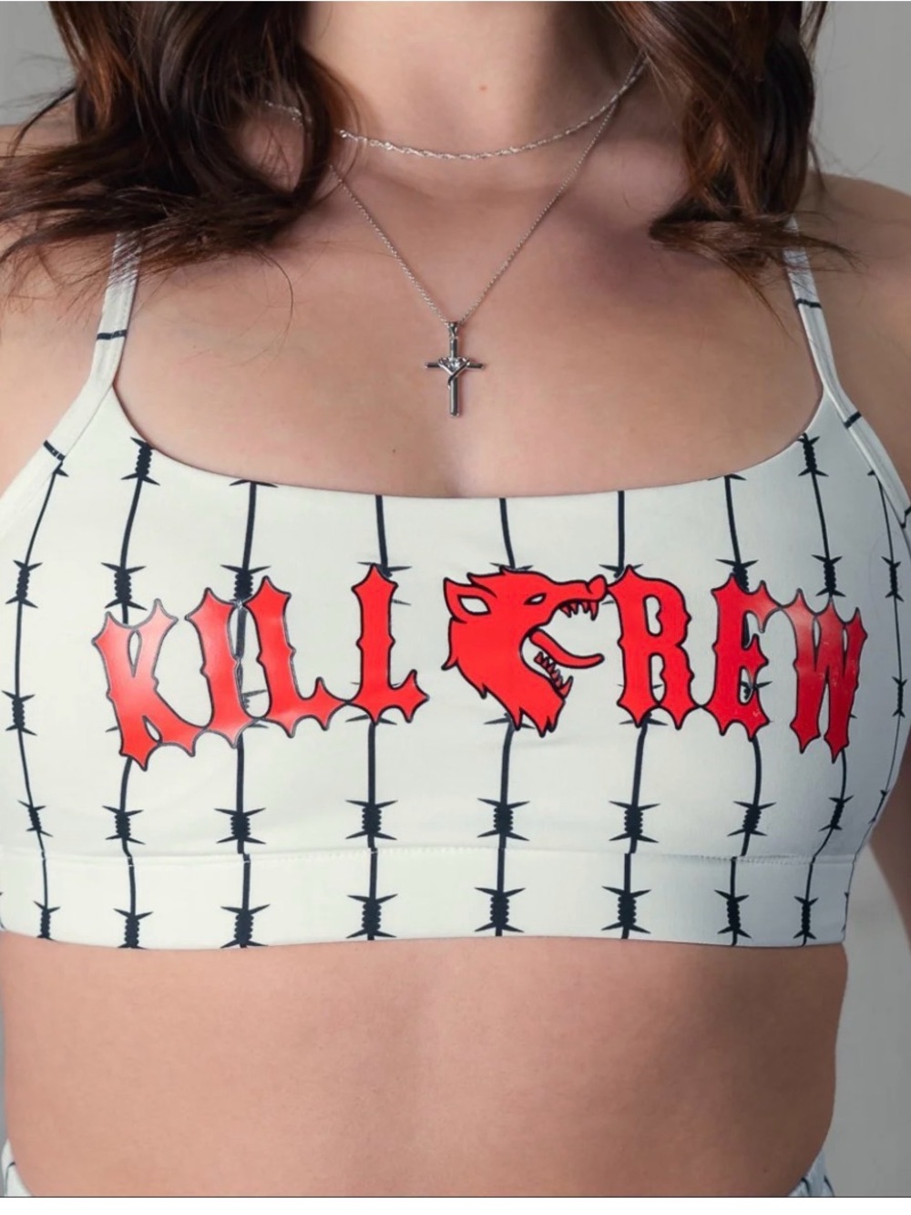 NWT Kill Crew Classic Barbed Wire Sports Bra